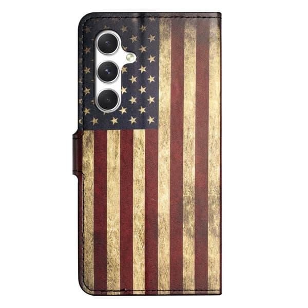Plånboksfodral för Samsung Galaxy S26 Plus Konstläder - Amerikanska flaggan