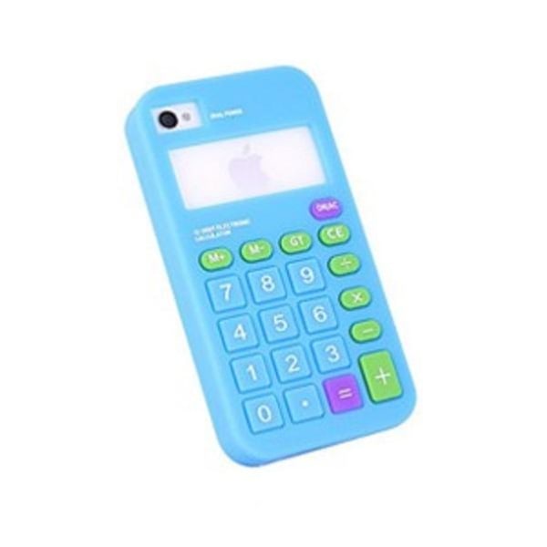 Retro Laskin silikonikotelo Apple iPhone 4S Siniselle Blue e01e | Blue | 41  | Fyndiq