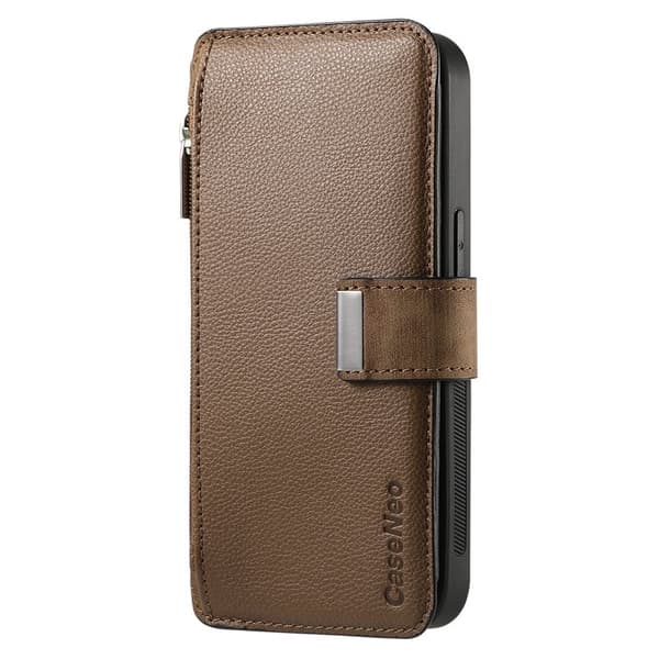CASENEO Google Pixel 9a Plånboksfodral MW-02 Konstläder - Brun