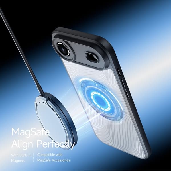 DUX DUCIS Aimo Series Mobilskal för iPhone Air - PC+TPU - Svart