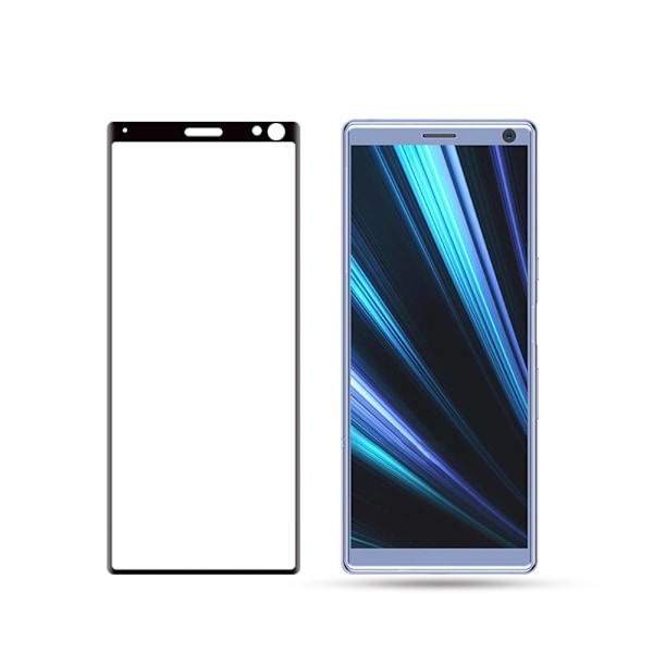 Mocolo 3D Härdat Glas Skärmskydd till Sony Xperia 10 - Svart Svart