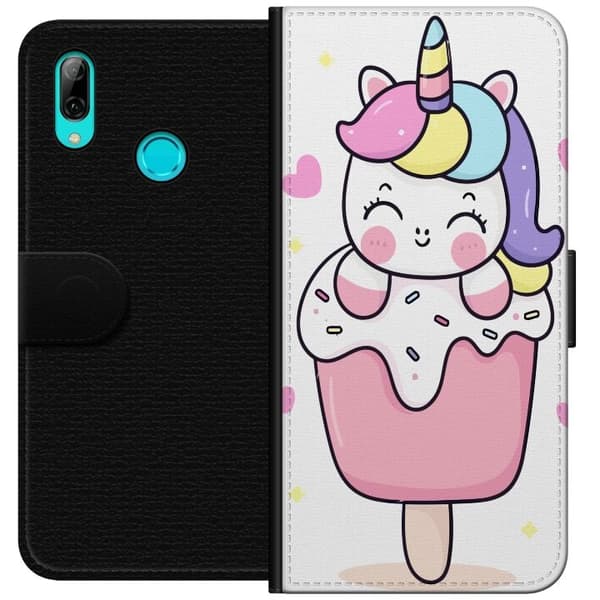 Plånboksfodral till Huawei P smart 2019 med Glad enhörning
