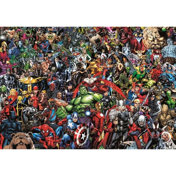 CLEMENTONI Puslespil 1000 Stk Umuligt CB Marvel Avengers