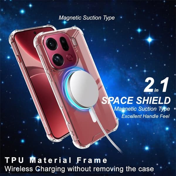 IMAK Mobilskal till Oppo Find X9 Pro 5G Plast Transparent - Pattern No.2