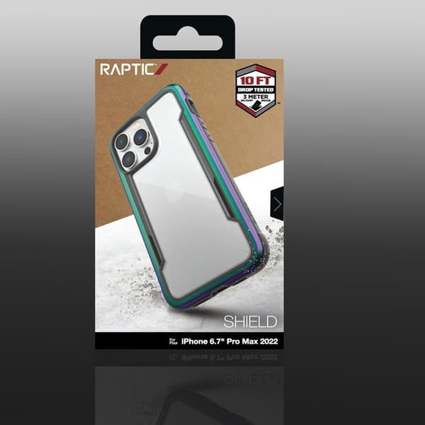 Raptic iPhone 14 Pro Kuori Magsafe X-Doria Shield Armored - Opal Svart