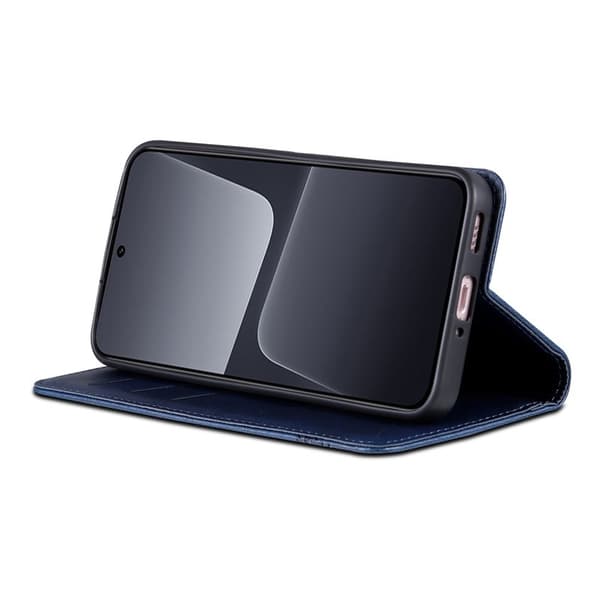 AZNS Xiaomi 13 5G Flip Plånboksfodral Konstläder - Blå