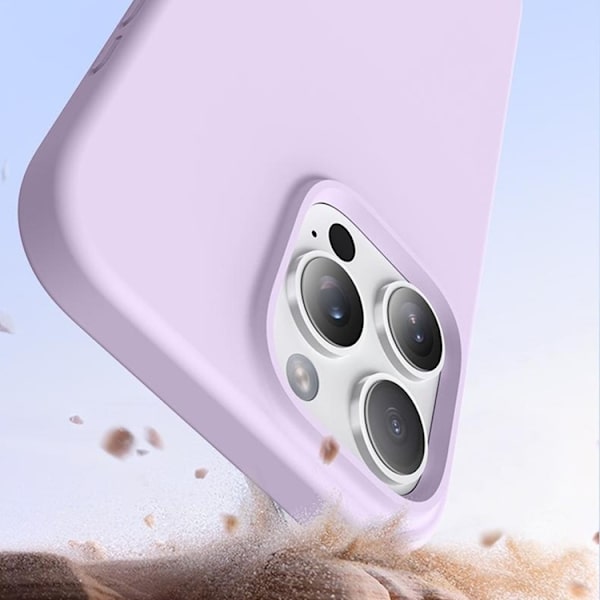 Mobilskal till iPhone 16 Pro MagSafe Liquid Silikon Microfiber - Antikvit Vit