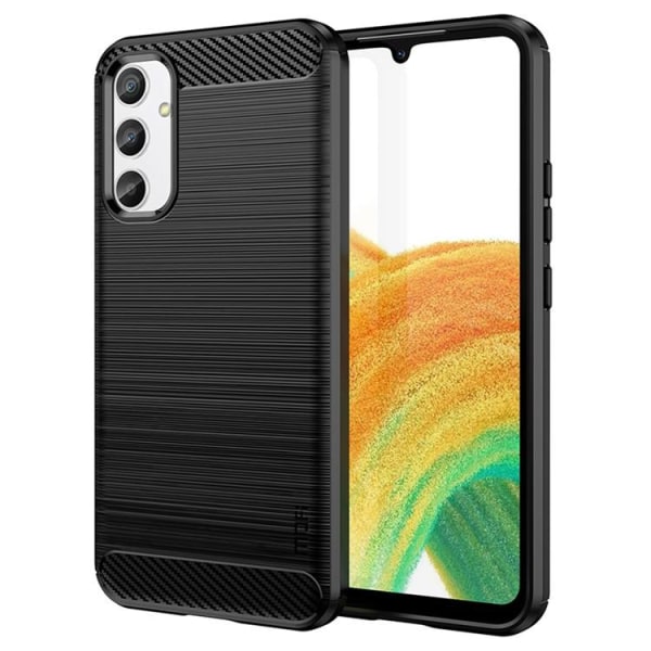 Galaxy A34 5G Mobile Cover hiilikuitu - musta