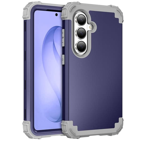 Mobilskal för Samsung Galaxy S26 Plus Stötbeständig PC + TPU - Mörkblå