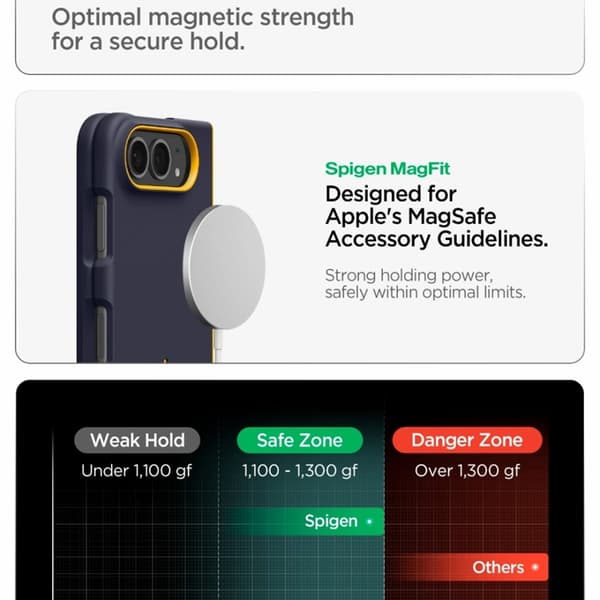 Spigen Mobilskal För iPhone Duo Magsafe Nano Pop Hybrid - Navy