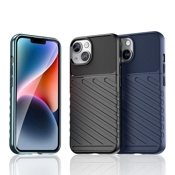Mobilskal till iPhone 15 Plus Thunder Armored - Blå Blå