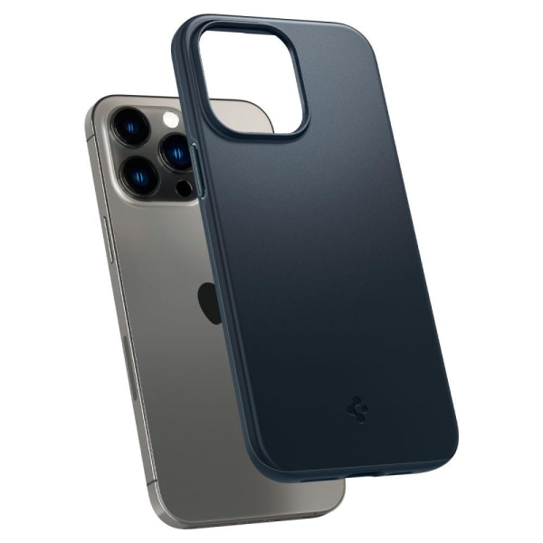 Spigen iPhone 14 Pro Max Skal Thin Fit - Metal Slate