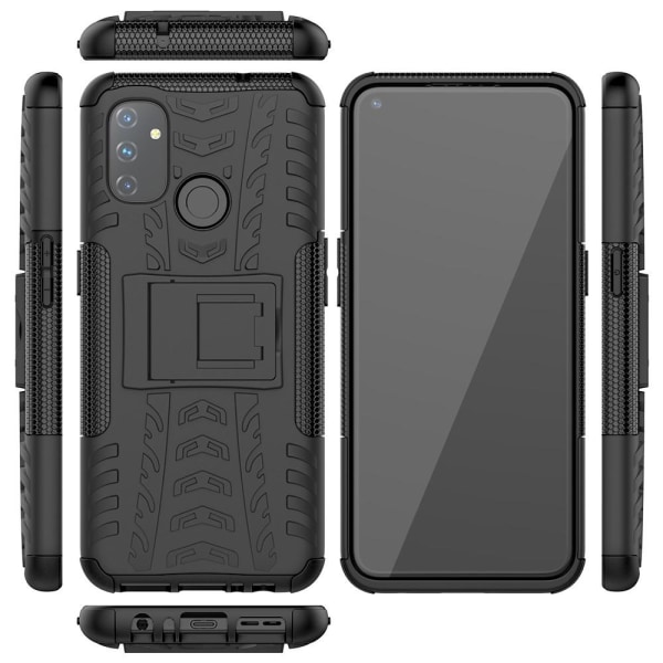 Robust pansercover til Oneplus Nord N100 - Sort Black