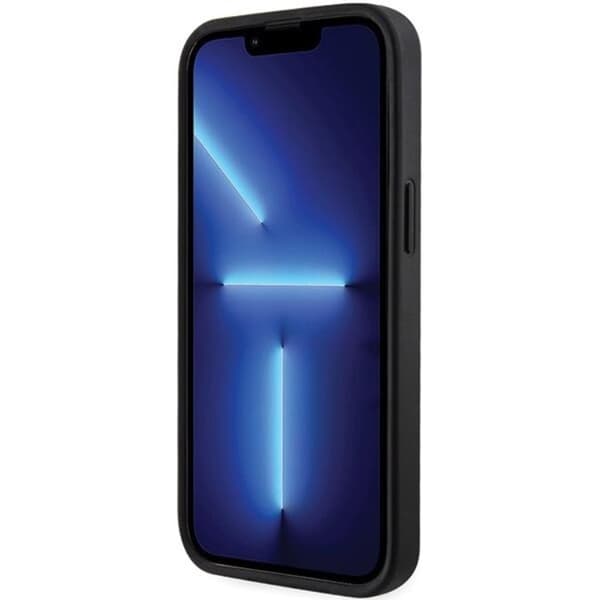Guess iPhone 15/14/13 Mobilskal MagSafe GCube Stripes - Musta Black