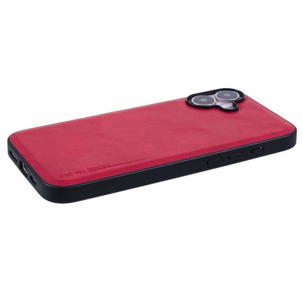 X-LEVEL Bojue-3 Mobilskal till iPhone 16 Plus Hybrid Röd