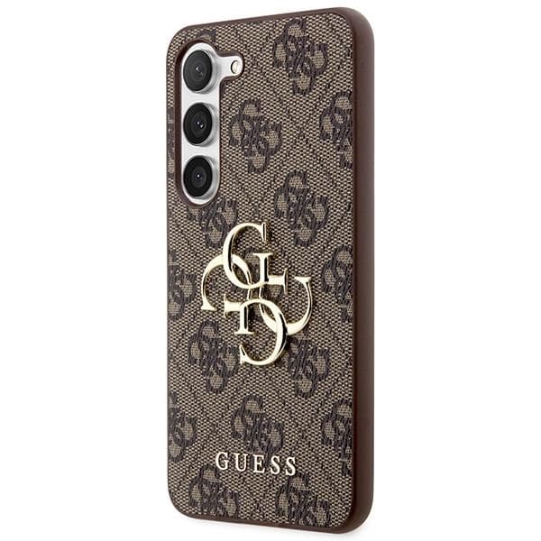 Guess Mobilskal till Galaxy S24 Plus Big Metall Logo - Brun Brun