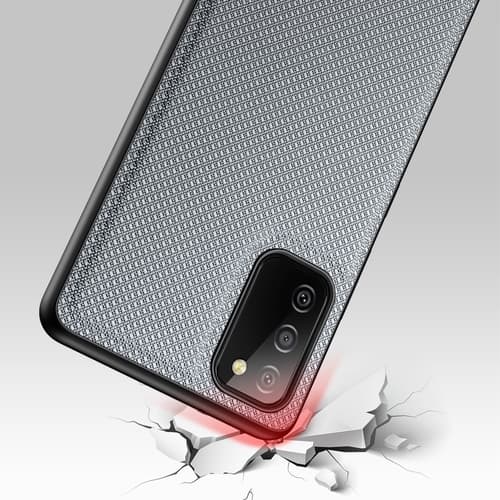 Dux Ducis Fino -kotelo Galaxy A03s - Harmaa Grey