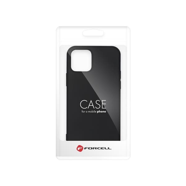 Galaxy S21 FE Cover Forcell Silikon Lite Blød Plast - Sort Black