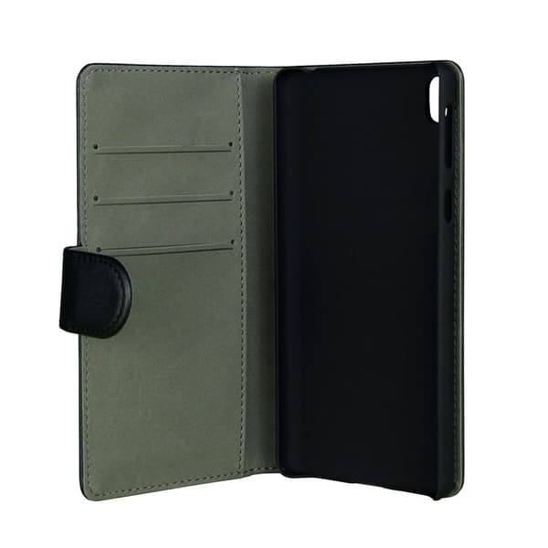 GEAR Lompakkokotelo Sony Xperia E5 - Musta Black