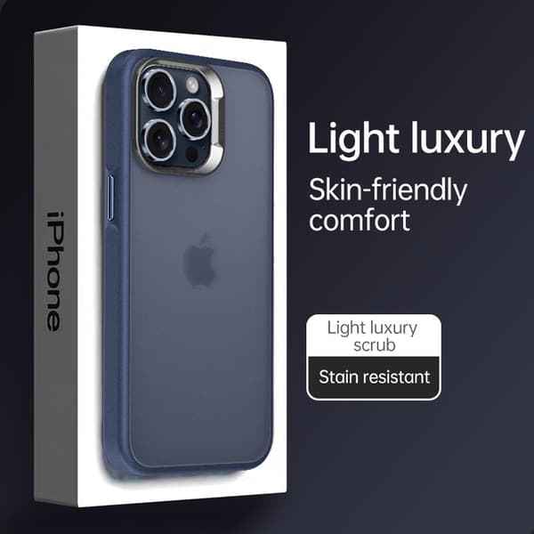 SULADA Mobilskal till iPhone 15 Pro Max PC+TPU Stöttålig Matt Blå