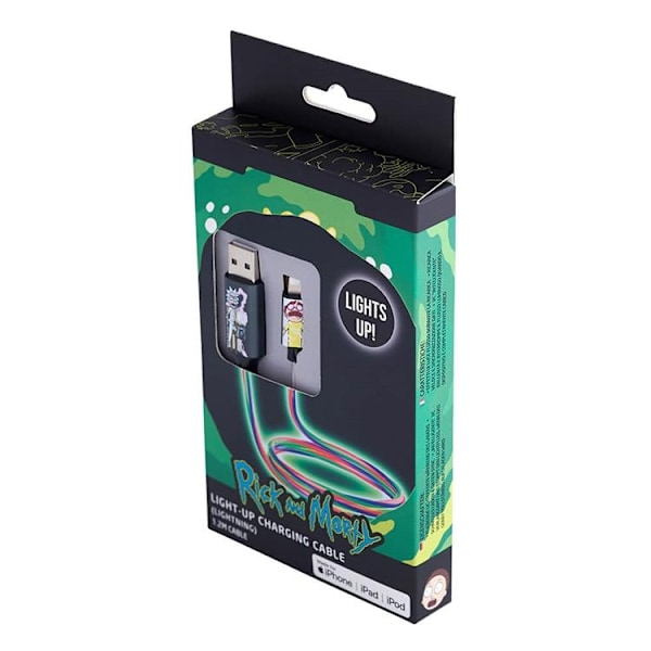Rick&Morty USB A Till Lightning Kabel (1.2m) Shock