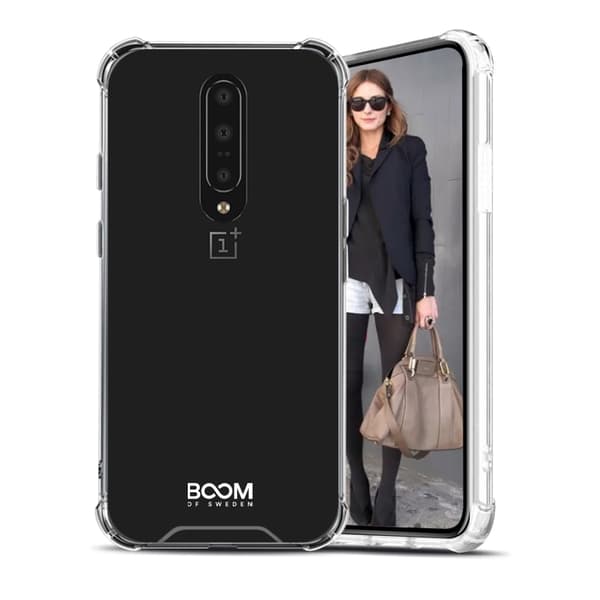 Boom Oneplus 7 Stødsikkert Cover Transparent