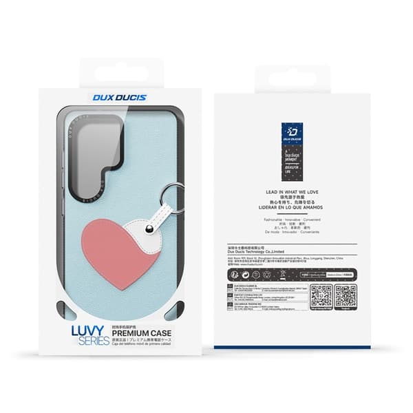 DUX DUCIS Mobilskal till Galaxy S26 Ultra Ringhållare/Handledsrem Luvy Series Blå