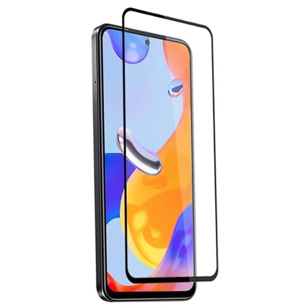 [1-PACK] Xiaomi Redmi Note 11/11S Härdat Glas Skärmskydd - Svart Black