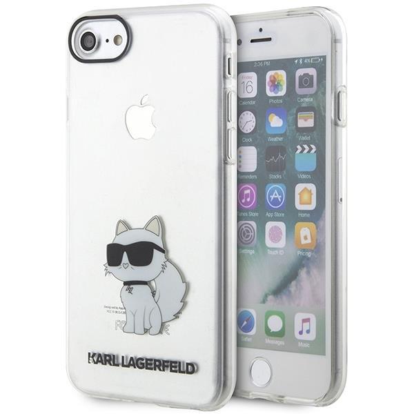 Karl Lagerfeld iPhone 7/8/SE 2020 Skal Ikonik Choupette - Transp