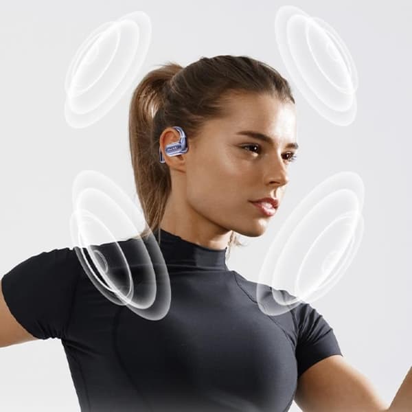 Awei OWS In-Ear Hovedtelefoner Trådløs Bluetooth 5.4 T93 - Hvid Vit