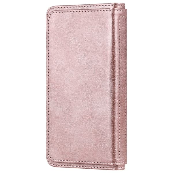 Samsung Galaxy S26 / S26 Pro Plånboksfodral Ställ Konstläder - Roséguld
