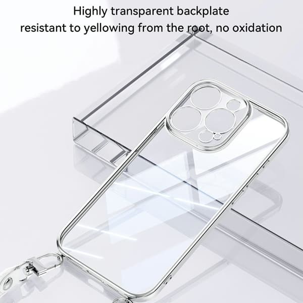 SULADA Mobilskal till iPhone 14 Pro Electroplating Ultra Clear TPU Lila