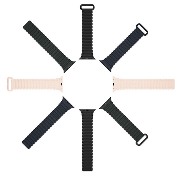 Dux Ducis Apple Watch 6/7/8/SE (38/40/41mm) Armband Silicone Armored - Blå