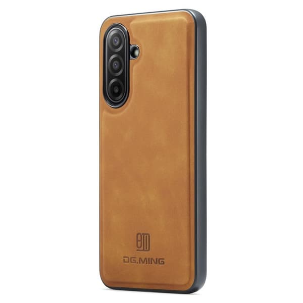 DG.MING Mobilskal till Samsung Galaxy A17 5G PU Läder Hybrid Brun
