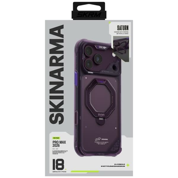 Skinarma Mobilskal För iPhone 18 Pro Max/17 Pro Max Magsafe Saturn Kickstand