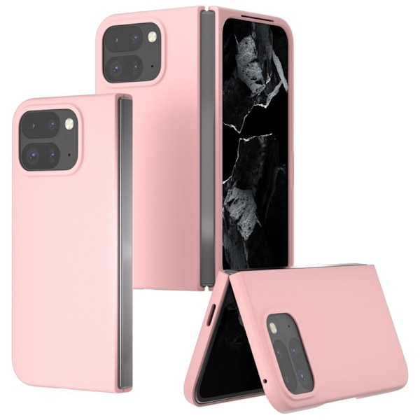 ABEEL Mobilskal till Google Pixel 9 Pro Fold 5G Hård PC Skydd Rosa