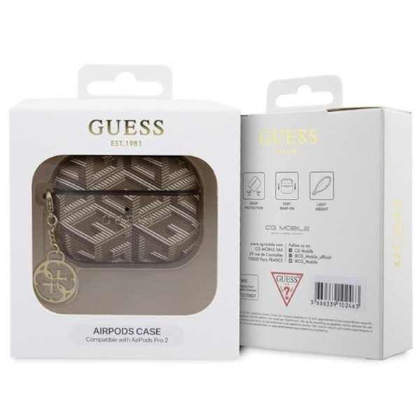 Guess AirPods Pro 2 Skal GCube Charm - Brun
