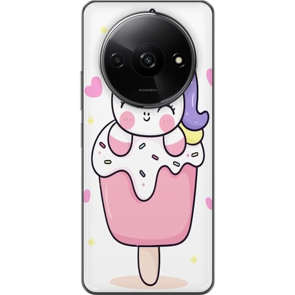 Mobilskal till Xiaomi Redmi A3 med Glad enhörning