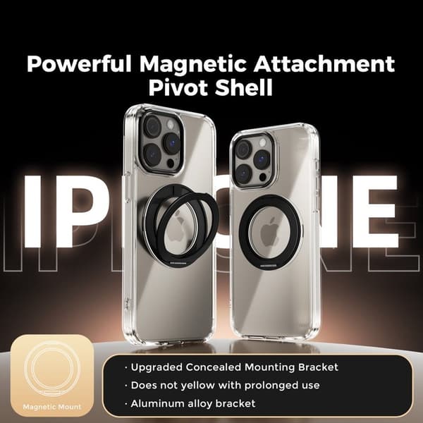 ABEEL Q-LUCK Mobilskal till iPhone 13 Pro Max Shockproof Svart
