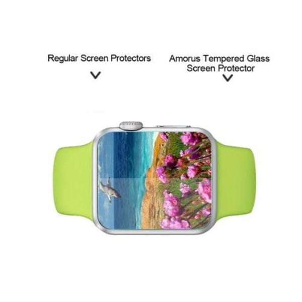Amorus Härdat Glas Skärmskydd till Apple Watch 38mm