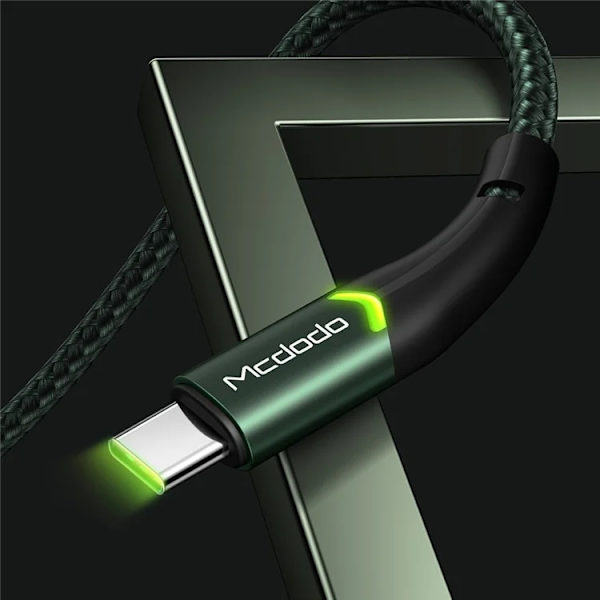 MCDODO USB-A - USB-C Kabel 1m MDD CA-7960 - Grön Grön