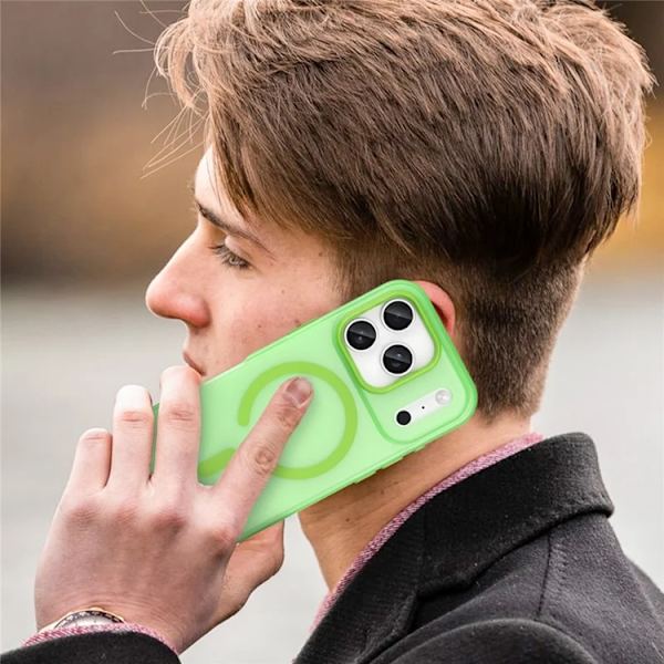 Mobilskal till iPhone 17 Pro MagSafe Matte Translucent - Grön Grön