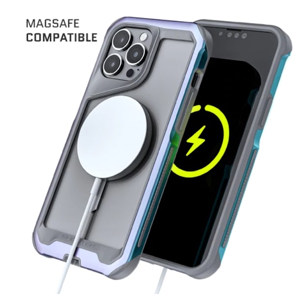 Ghostek Atomic Slim MagSafe Taske til iPhone 13 Pro - Prismatisk Blå