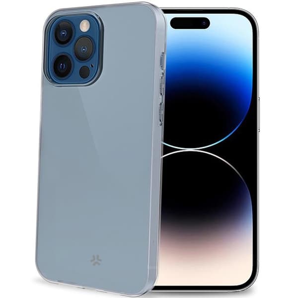 Celly Mobilskal till iPhone 15 Pro Gelskin TPU - Clear Transparent