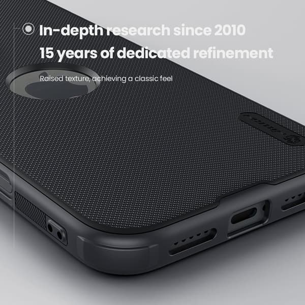NILLKIN Super Frosted Shield Pro Mobilskal till iPhone 16 Svart