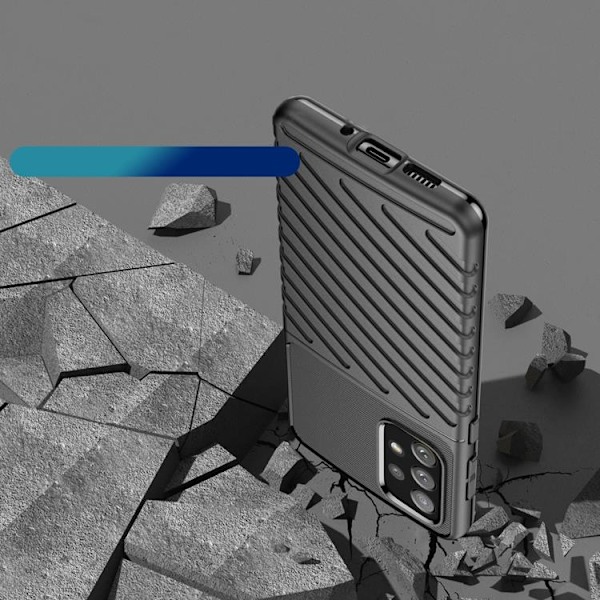 Galaxy A73 Thunder Flexible Skal - Svart Svart