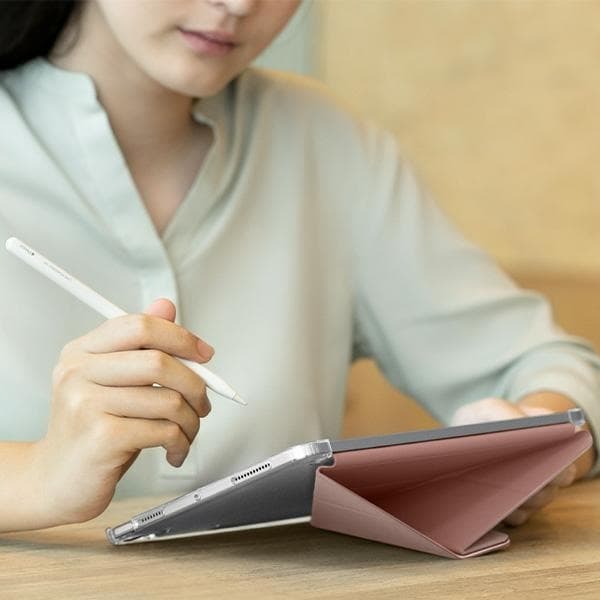 UNIQ iPad Air 13" (2024) Etui Camden Click - Blå/Stenblå