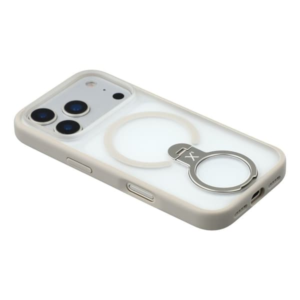 X-LEVEL Mobilskal till iPhone 17 Pro med Rotera Kickstand - Grå
