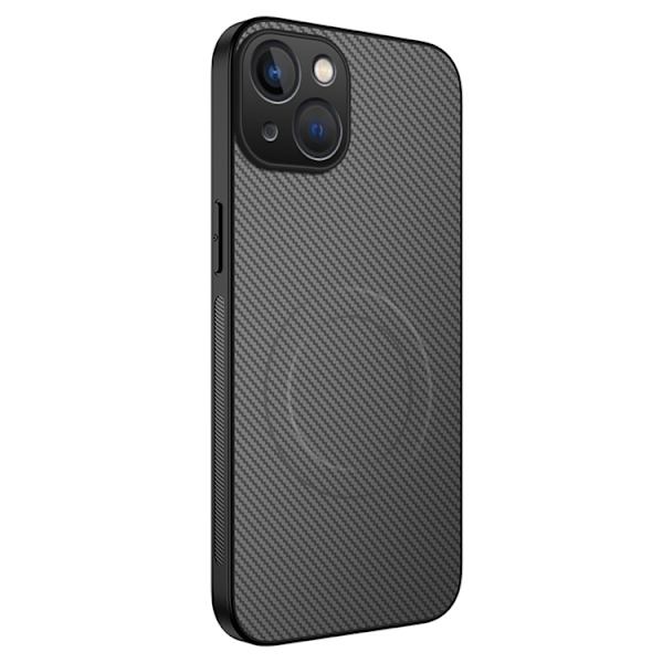 WANLONFENG Mobilskal till iPhone 13 MagSafe Carbon TQ - Grå Grå