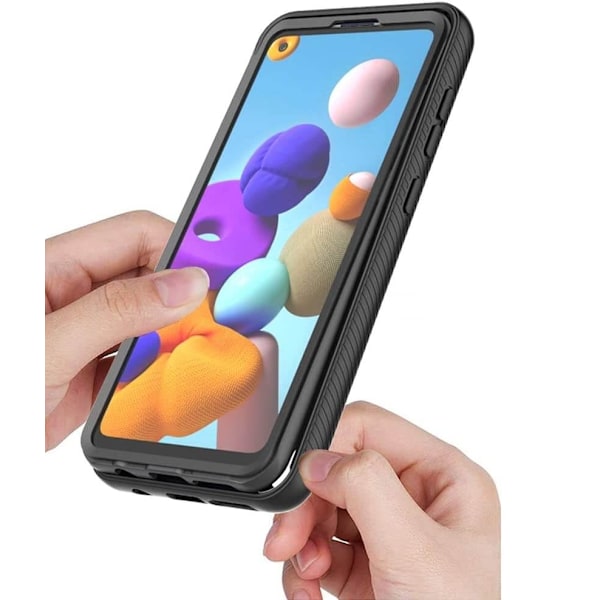 Tech-Protect Defense360 Galaxy A21s - Musta Black